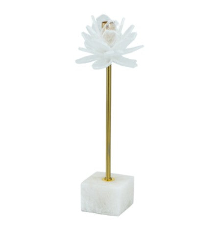 Selenite Stone Candle Holder