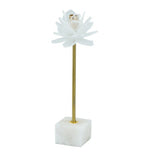 Selenite Stone Candle Holder