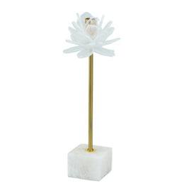 Selenite Stone Candle Holder