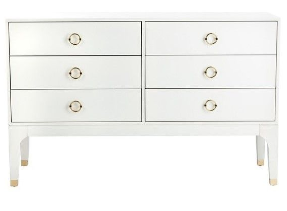 Lorna 6 Drawer Contemporary Dresser