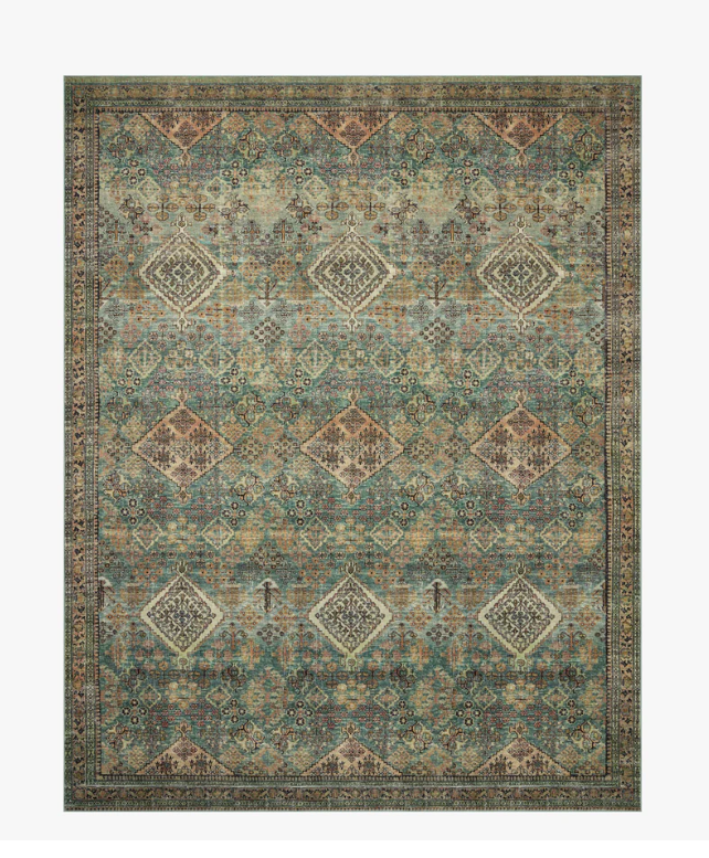 Sinclair Turquoise | Multi 8X10