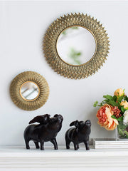 Gold Sunflower Mirror