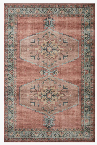 Heidi Rug | Spice Aqua 4 x 6