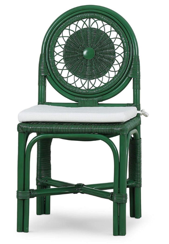 Oceola Rattan Dining Chair | Jade
