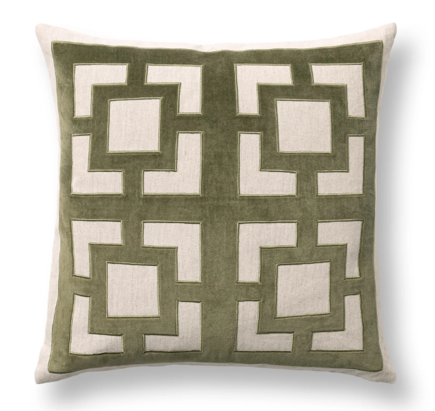 Corbin Pillow | Olive Green 22"