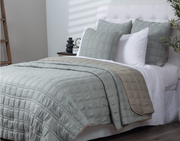 Fletcher Twin Quilt | Mineral