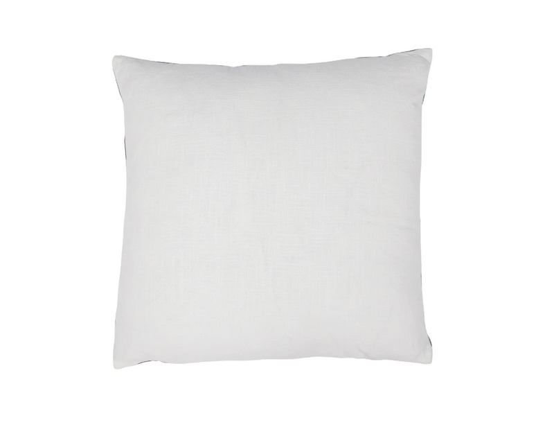 Elea Throw Pillow 22" | Ivory/Navy