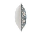 Elea Throw Pillow 22" | Ivory/Navy