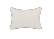 Heirloom Velvet Kidney Pillow | Ivory