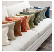 Heirloom Velvet Kidney Pillow | Ivory