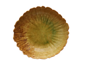 Stoneware Platter w/Scalloped Edges