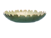 Stoneware Platter w/Scalloped Edges