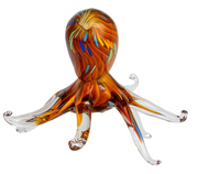 Handmade Art Glass Octopus