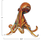 Handmade Art Glass Octopus