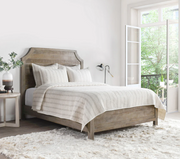 Abram King Quilt Set | Eggshell