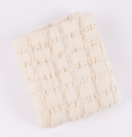 Claudia Twin Quilt | Broken White