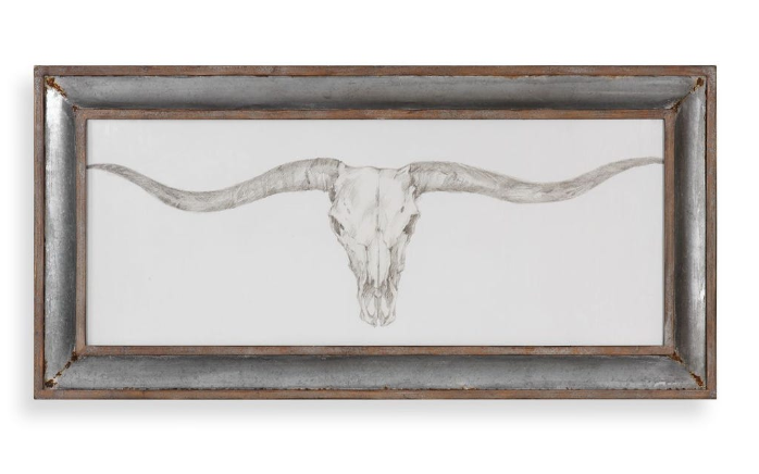 Western Skull Print