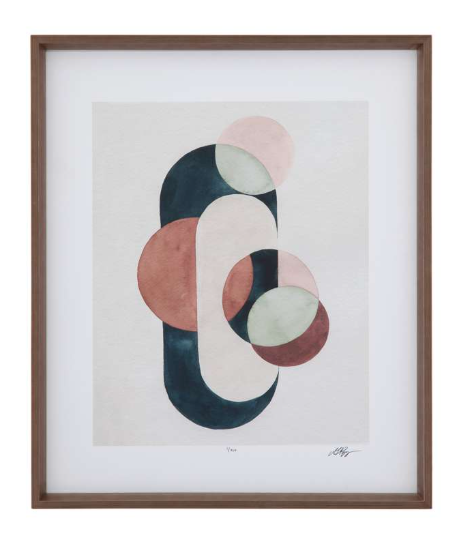 Loops & Bounds Framed Print I