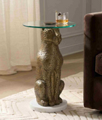 Martini Side Table | Antique Brass