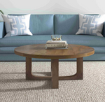 Round Brown Coffee Table