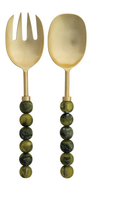 Stainless Steel Salad Servers | Set of 2