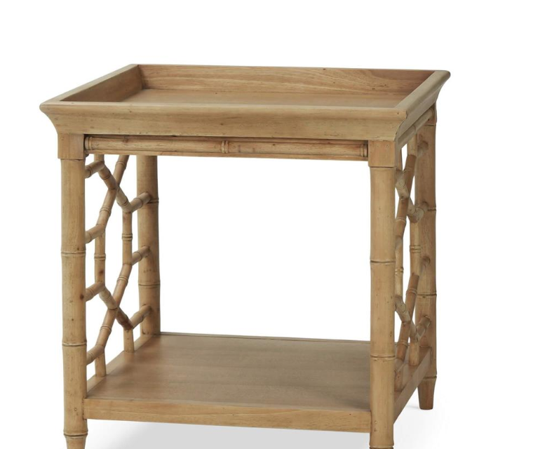 Grosvenor End Table | Fruitwood | 24 x 24 x 25
