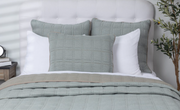 Fletcher Twin Quilt | Mineral