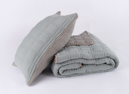 Fletcher Twin Quilt | Mineral