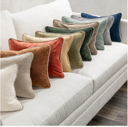 Heirloom Velvet Kidney Pillow | Bay Green