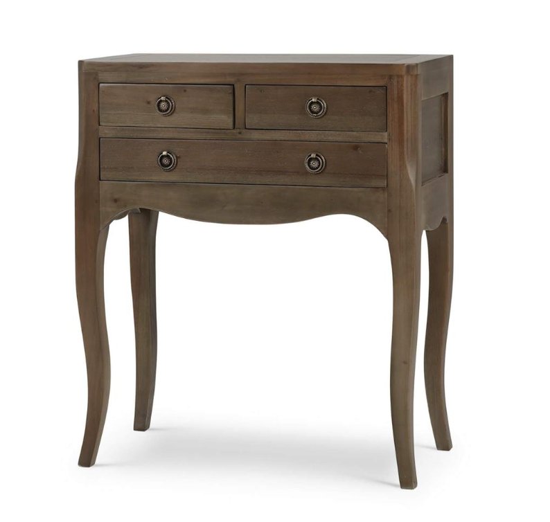Chardonnay Side Table | Straw Wash | 25 x  13 x  30