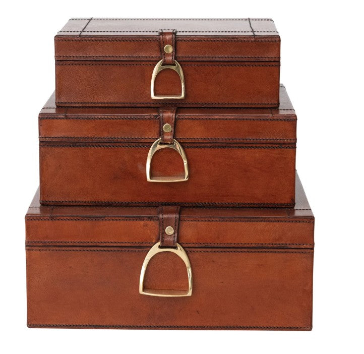 Stirrup Leather Box - Lg