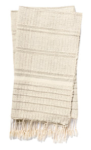 Kase Natural | Grey Throw