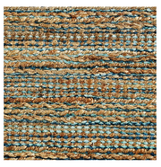 Teal Jute 8X10
