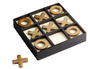 Tic-Tac-Glow Sculpture | Black/Gold/White