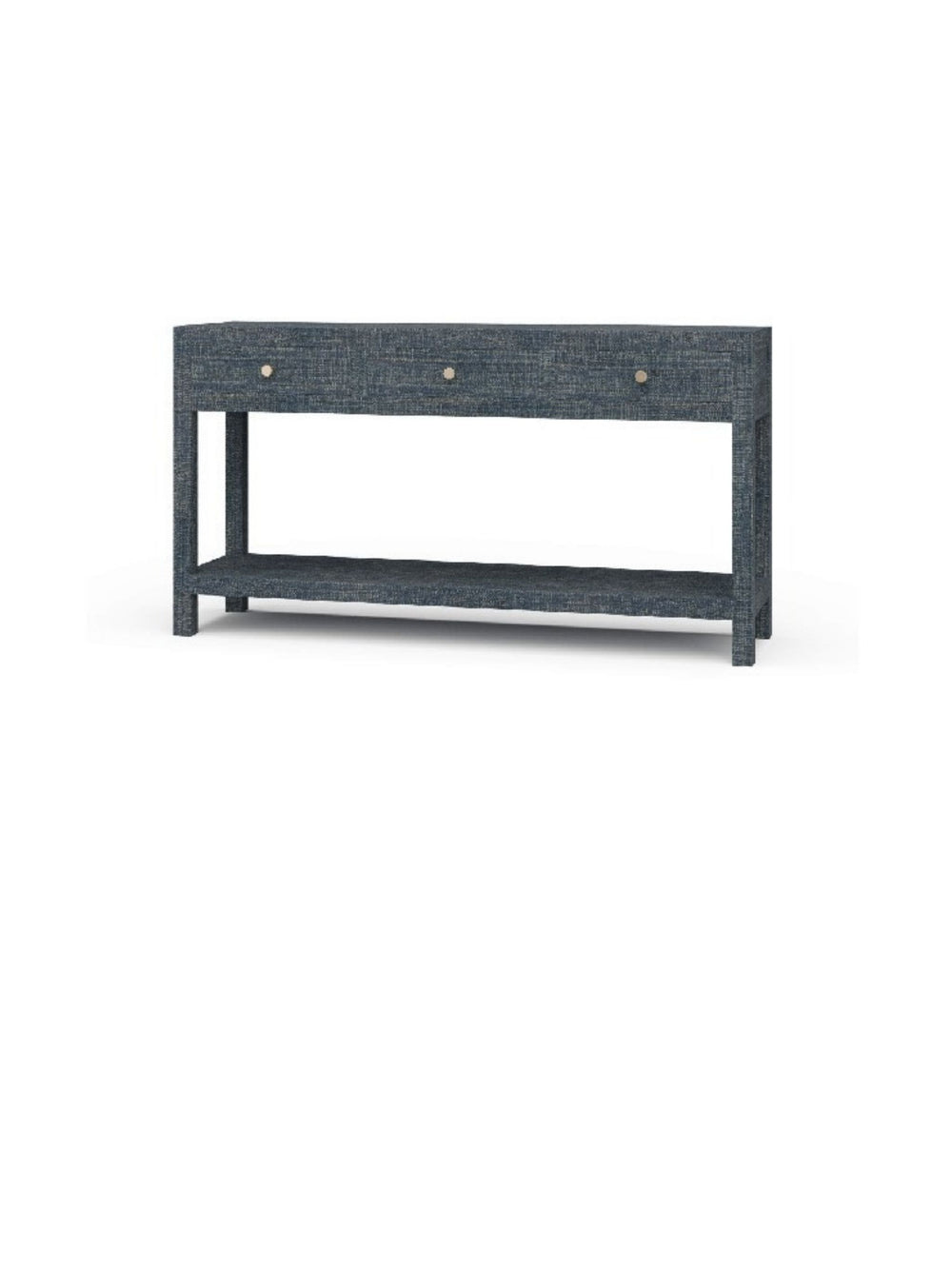 Kagu Console Table | Deep Blue | Raffia