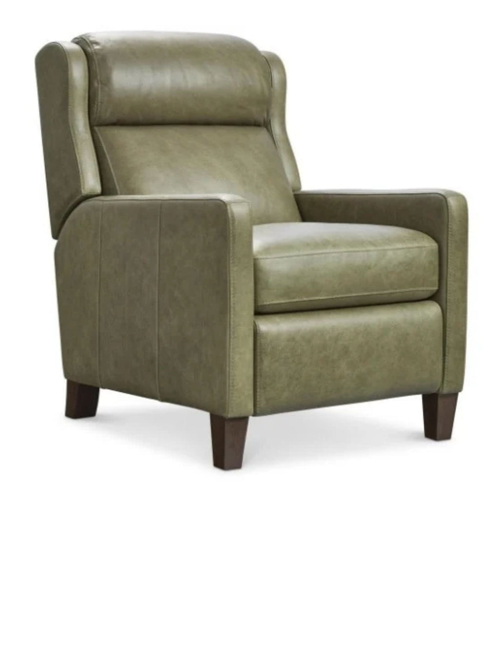 Hampton Leather Recliner | Green w/Java
