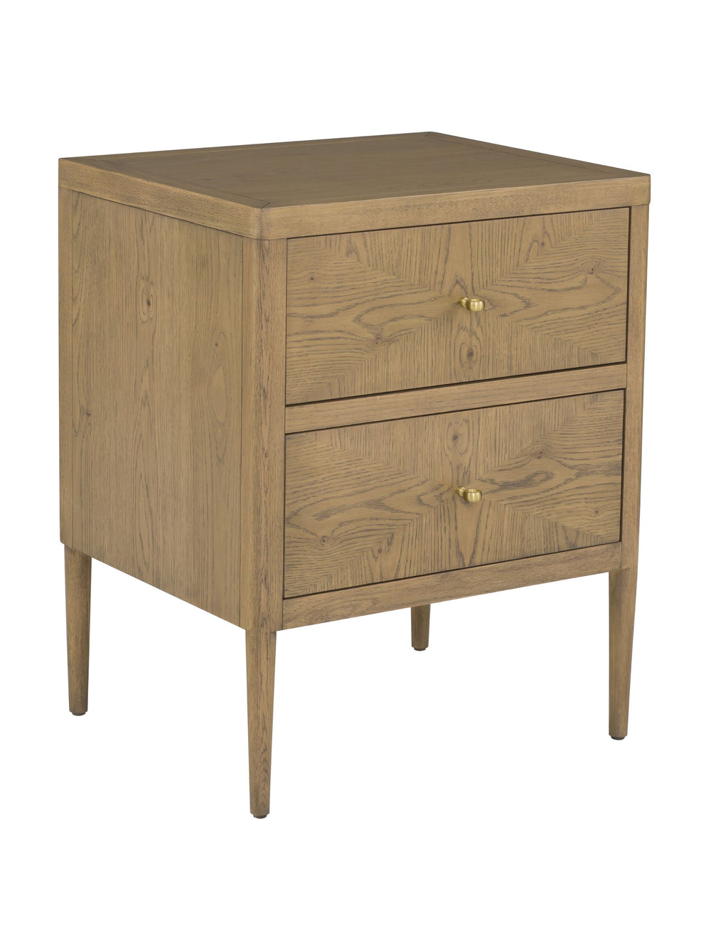Maxwell Nighstand | Sunlit Oak | 24 x 20 x 30