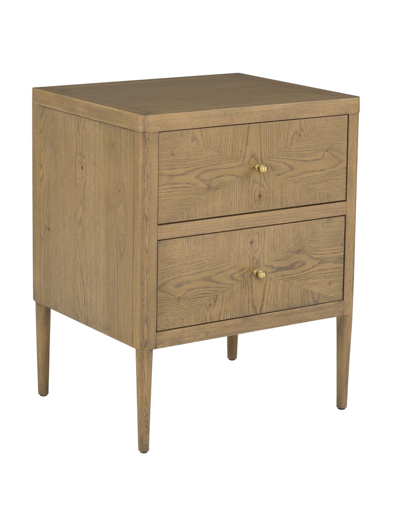 Maxwell Nighstand | Sunlit Oak | 24 x 20 x 30
