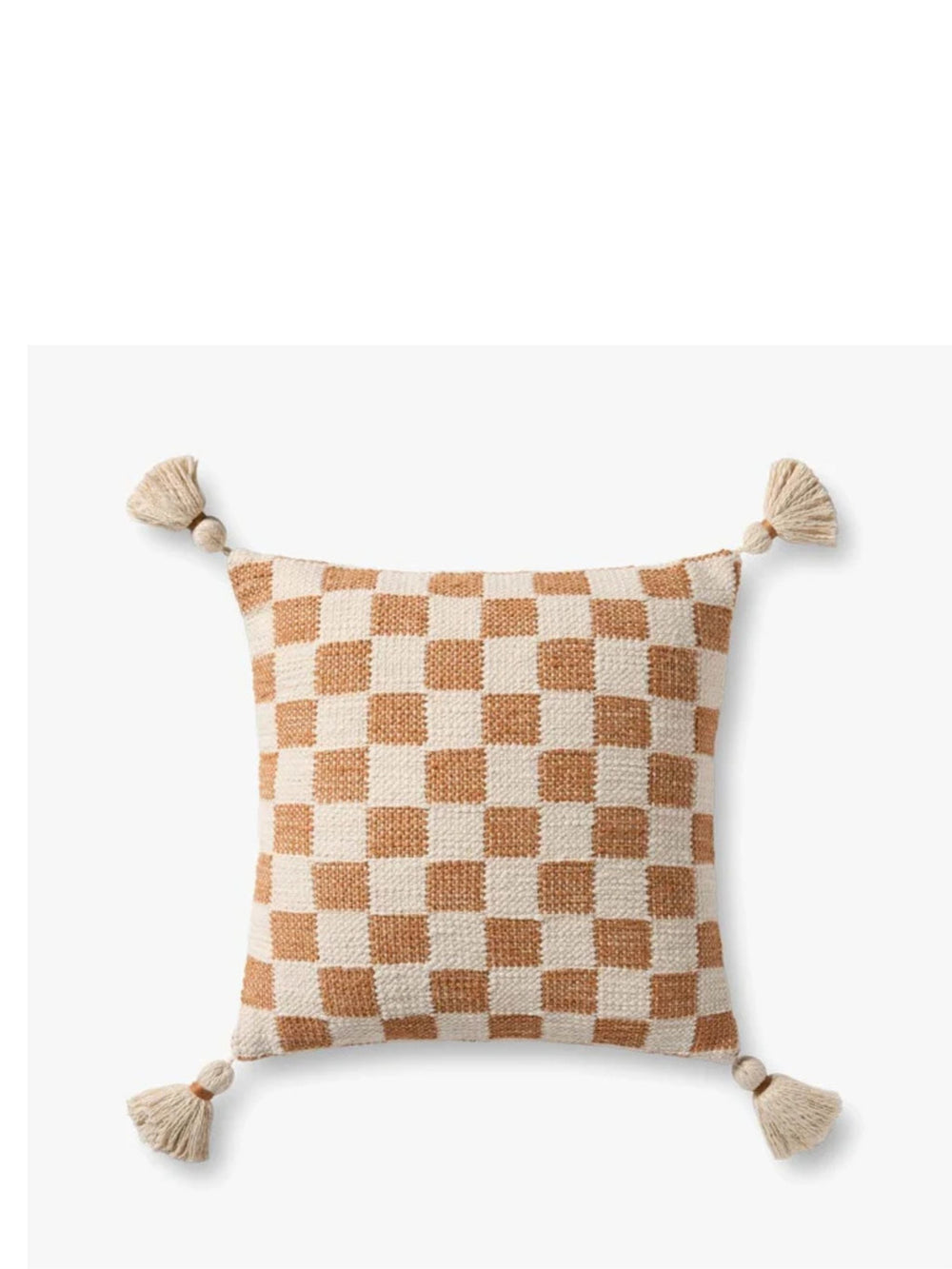 Amos Down Pillow | Rust | 18 x 18