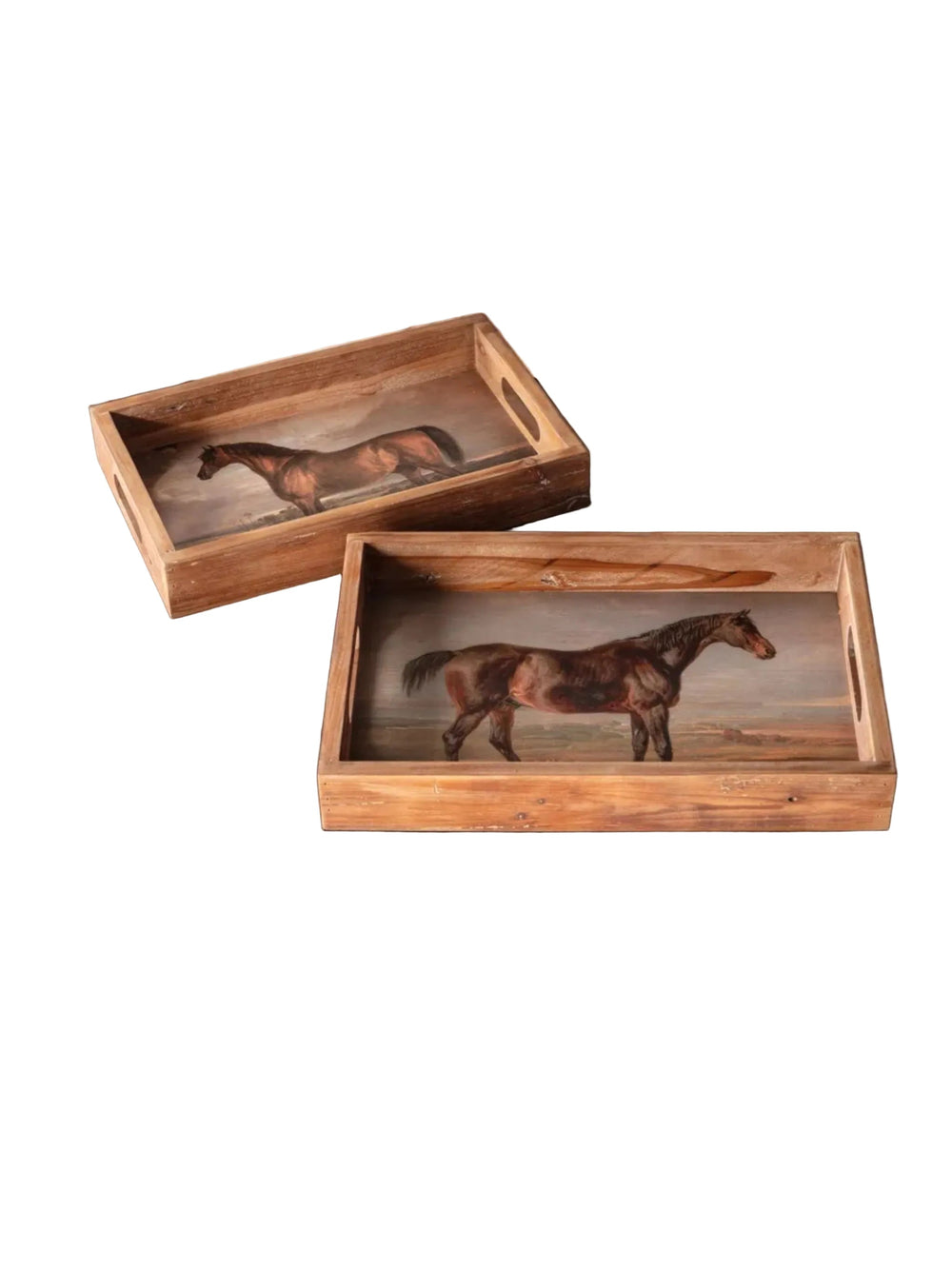 Belmont Trays | Wood | Set of 2