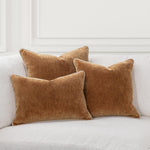 SLD Heirloom Velvet Pillow | Turmeric