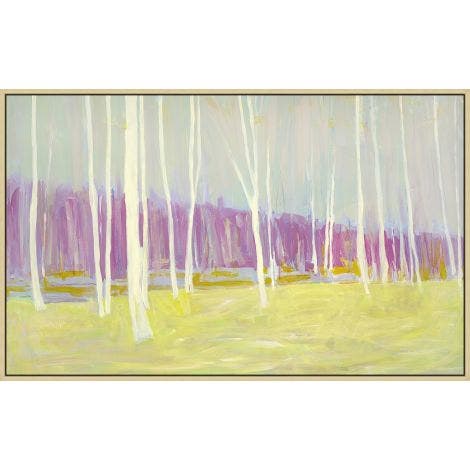 Pink Yellow Woods | 55 x 34