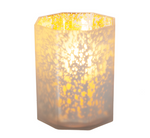 White Octagonal Candle Holder