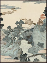 Atmospheric Landscape in Blues