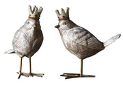 Resin Bird w/Crown