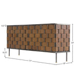 Bishop Sideboard | Brown | 71 x 19 x 33