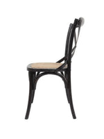 Brody X-Back Dining Chair | Black