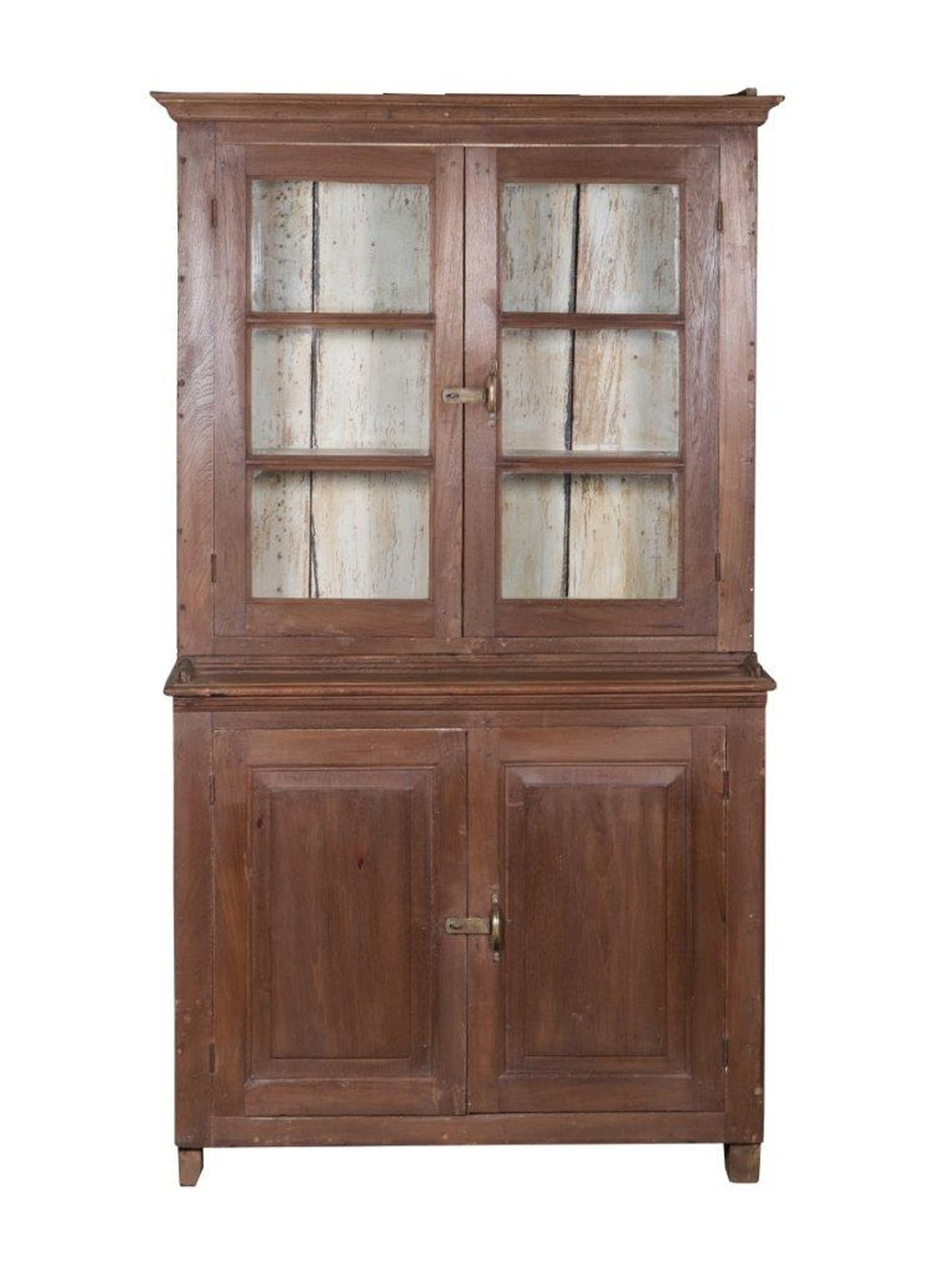 Wood & Glass 2PC Cabinet