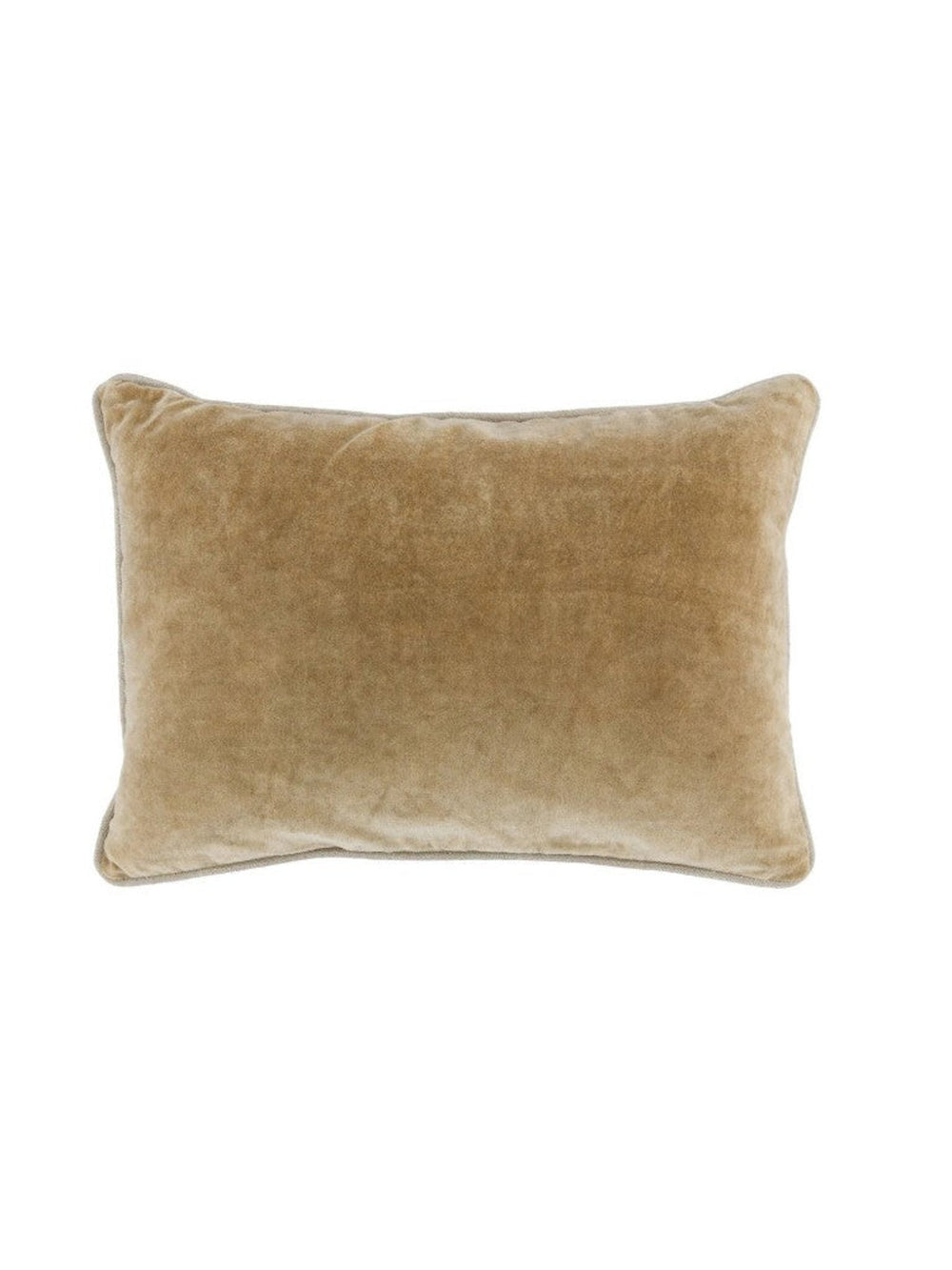 Heirloom Velvet Kidney Pillow | Wheat