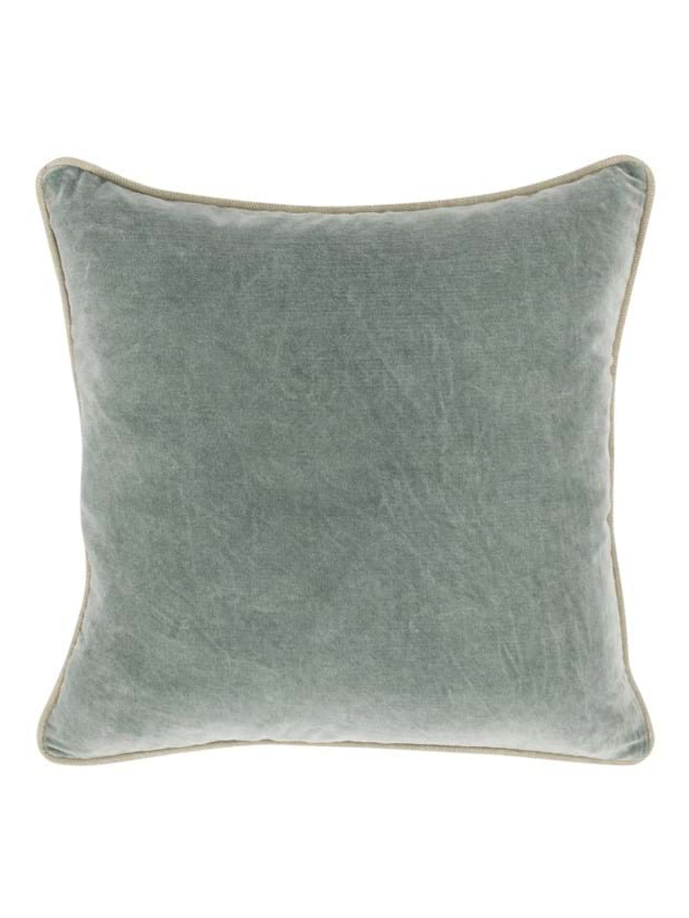 Heirloom Velvet Throw Pillow 22" | Bay Green